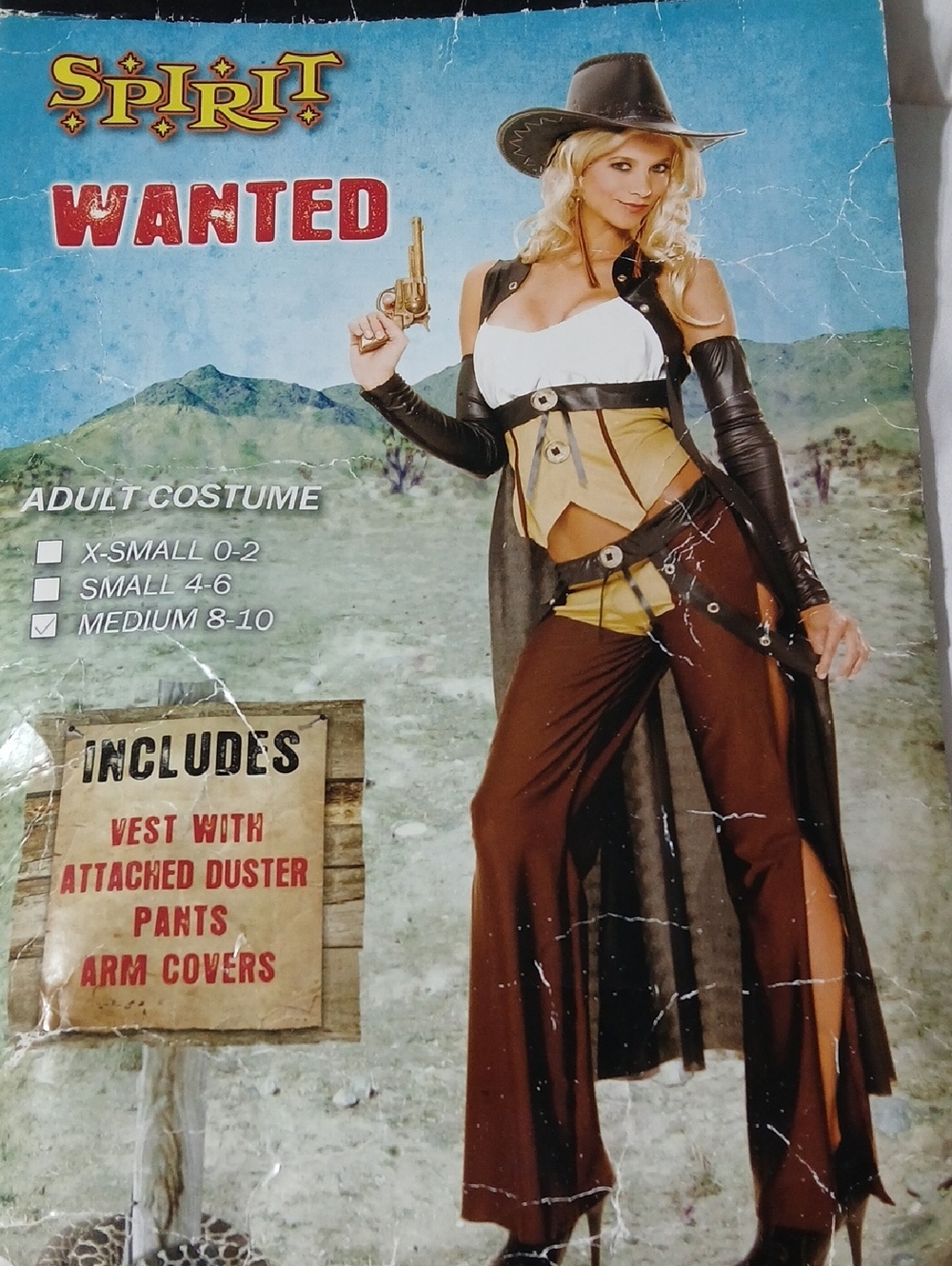 Spirit Wanted Cowgirl Costume – Brown, Tan & Black